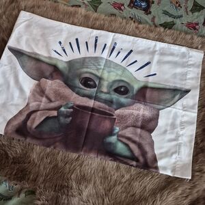 1pc. Star Wars The Mandalorian Grogu Baby Yoda Standard Pillow Case